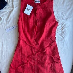 Princess Polly Vibrant Red Sleeveless Dress